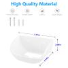 Huafly 2Pcs Screwless Wall Mount Bracket for eero 6+ WiFi, VHB Stick On Holder, Strong Adhesive Holder, No Tools No Drilling No Hole-White (eero 6+ Mount,2Pcs) view 2