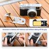 JJC Metal Hand Grip Secure Handle Bracket & Soft Shutter Release Button for Fuji Fujifilm X100V Camera view 4