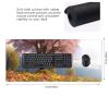 BTCOWZRV Large Mousepad Tree Flowers Nature Scenery Gaming Mousepad 16 X 35.5 in Waterproof Keyboard Mousepad Mat Laptop Desk Mat with Stitched Edges Non-Slip Desk Writing Pad for Office Home, Black view 2