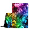 Case for New iPad Mini 6 (8.3-Inch,2021), for iPad Mini 6th Gen Slim Fit Foldable Standing Cover Case with Auto Sleep/Wake for iPad Mini 6th Rainbow Smoke view 1