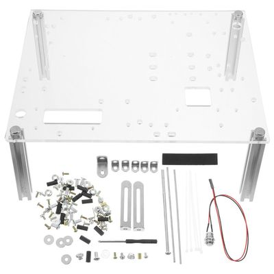 HOMSFOU Open Air Computer Case Chassis Bracket Micro ATX Motherboard Stand Open Frame Pc Testing Base Compact Design