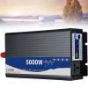 5000 Watt Inverter Pure Sine Wave DC 12V/24V 48V to 110V AC Power Converter with 1 AC Charging Sockets Car and Solar Power Converter, for Camping Household Appliances,DC24VtoAC220V view 1