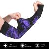 ASYG Funny Cool Red Dragon Cooling Arm Sleeves Sun Protection Unisex for Sports, Cycling, Golf Dragon Sleeves view 3