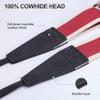 Padwa Lifestyle Adjustable Camera Strap - 1.5" Full Grain Leather Ends Camera Straps for Photographers, Adjustable Neck Shoulder & Crossbody Cotton Strap Quick Release for Cameras and Binoculars view 2
