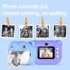 Andoer Kids Instant Print Camera Kids Camera 1080P Digital Camera with Dual Lens 2 Inch Screen Picture Frames Thermal Printing Paper Birthday Festival Gift for 3+ Year Old Children Boys Girls, Purple view 3