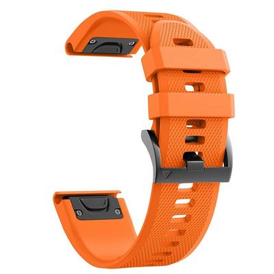 RORFFK 22 26mm Bracelet For Garmin Fenix 7 7X 6 6X Pro 5X 5 Smart Watch Straps Silicone Quick Release Band Watchband For Garmin Epix (Color : Medium, Size : 22mm For Fenix 7)