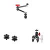 CAMVATE 11 inch Adjustable Magic Arm + 1/4"-20 Male Thread Screw + Super Clamp view 1