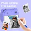 Andoer Kids Instant Print Camera Kids Camera 1080P Digital Camera with Dual Lens 2 Inch Screen Picture Frames Thermal Printing Paper Birthday Festival Gift for 3+ Year Old Children Boys Girls, Green view 2