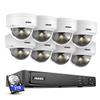 ANNKE 12MP Home Security Camera System, 8pcs 12 Megapixel UHD PoE IP Cameras Wired, 8CH H.265+ NVR with 2TB HDD for 24/7 Surveillance Indoor/Outdoor, Smart Dual Light, Motion Detection, IP67 view 1