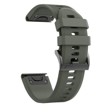 RORFFK 22 26mm Bracelet For Garmin Fenix 7 7X 6 6X Pro 5X 5 Smart Watch Straps Silicone Quick Release Band Watchband For Garmin Epix (Color : L, Size : 22mm Fenix 5 5Plus)