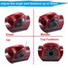 1280 * 720 Pixels Car Third Roof Top Mount Brake Lamp Camera Brake Light Rear View Backup Camera Replacement for Chevrolet Express GMC Savana Vans Exporer Vans Cargo 2003-2018 Waterproof Night Vision view 2