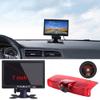 1280 * 720 Pixels Car Third Roof Top Mount Brake Lamp Camera Brake Light Rear View Backup Camera Replacement for Chevrolet Express GMC Savana Vans Exporer Vans Cargo 2003-2018 +7" Reverse Monitor view 2