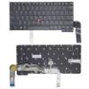 DirectNine Basics New US Black English Backlit Laptop Keyboard (Without palmrest) for Lenovo Thinkpad E14 Gen 5 (Type 21JK, 21JL 21JR, 21JS) Light Backlight view 1