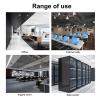 Jesscasday 8-Port CAT5e Shielded Panel RJ45 10G Ready Metal Housing Color-Coded Labeling for T568A and T568B Wiring 8 Port Cat5e Panel view 4