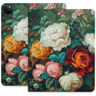 Dolrlasin Beautiful Flower Case for iPad Pro 11 Inch Case 2020(2nd Gen) with Pencil Holder, Smart iPad Case Support Touch ID and Auto Wake/Sleep