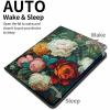 Dolrlasin Beautiful Flower Case for iPad Pro 11 Inch Case 2020(2nd Gen) with Pencil Holder, Smart iPad Case Support Touch ID and Auto Wake/Sleep view 3