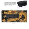 BTCOWZRV Large Mousepad Yellow Dragon Black Background Gaming Mousepad 16 X 35.5 in Waterproof Keyboard Mousepad Mat Laptop Desk Mat with Stitched Edges Non-Slip Desk Writing Pad for Office Home view 2