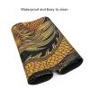 BTCOWZRV Large Mousepad Yellow Dragon Black Background Gaming Mousepad 16 X 35.5 in Waterproof Keyboard Mousepad Mat Laptop Desk Mat with Stitched Edges Non-Slip Desk Writing Pad for Office Home view 4