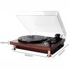GeRRiT Vinyl Record Player Turntable Record Player with Built-in Speakers 3-Speed PH/BT/Out/AUX Treble & Bass Control Support Line-Output/Aux Input/Headphone Mode for Office/Home Decor view 4