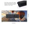 BTCOWZRV Large Mousepad Mountain Hot Air Balloon Gaming Mousepad 16 X 35.5 in Waterproof Keyboard Mousepad Mat Laptop Desk Mat with Stitched Edges Non-Slip Desk Writing Pad for Office Home, Black view 2