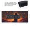 Large Mousepad Girl Looking Up at Night Stars Gaming Mousepad 16 X 35.5 in Waterproof Keyboard Mousepad Mat Laptop Desk Mat with Stitched Edges Non-Slip Desk Writing Pad for Office Home view 2