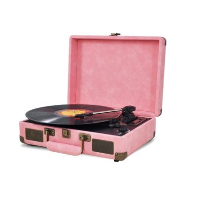 GeRRiT Record Player Wireless Turntable with Built-in Speakers Vintage Phonograph Record Player 3 Speed Support 7/10/12 Inch Record