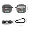 DLXHWD Palestine Flag Bluetooth Earbuds Case Cover for AirPods 3 Headphone Cover for Adult Teen, style-20 view 2
