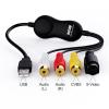 VHS to Digital Converter, RCA to USB 2.0 Video Capture Card, Convert VHS, VCR, Hi8, Camcorder to Digital, Supports CVBS and S-Video Input, Compatible with Windows, Mac, Linux, H.264 Format view 2