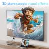 CENMATE 4K 1x8 HDMI Splitter 1 in 8 Out, 8 Port HDMI Splitter Support 4Kx2K@30Hz Duplicate/Mirror, HDM 1.4, EDID, HDCP, 3D Video Play for Projector, HDTV view 4