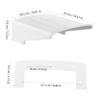 OSALADI Universal Security Camera Sun Rain Cover Shield for Camera Outdoor CCTV Camera Top Cover Weatherproof Glare Protection Cover Sunshade Camera Protective Roof view 2