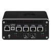 Mrroute Firewall Mini PC Intel Core 1250P(12C/16T,Up to 4.4GHz),2xSFP+10GbE Ports,16G RAM 256G SSD Mini Home Server/Router Computer,4xi226-V 2.5GbE,HDMI+DP Triple Display,1xConsole Micro PC view 1