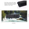 BTCOWZRV Large Mousepad Waterfalls On Krka River Gaming Mousepad 16 X 35.5 in Waterproof Keyboard Mousepad Mat Laptop Desk Mat with Stitched Edges Non-Slip Desk Writing Pad for Office Home, Black view 2