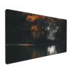 BTCOWZRV Large Mousepad Tree in Water Gaming Mousepad 16 X 35.5 in Waterproof Keyboard Mousepad Mat Laptop Desk Mat with Stitched Edges Non-Slip Desk Writing Pad for Office Home, Black view 1