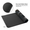 BTCOWZRV Large Mousepad Tree in Water Gaming Mousepad 16 X 35.5 in Waterproof Keyboard Mousepad Mat Laptop Desk Mat with Stitched Edges Non-Slip Desk Writing Pad for Office Home, Black view 3