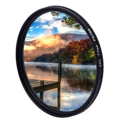 MINZIHAO CPL Filter Ultra-Thin Polarizer Polarizing Camera Lens Filter 49mm 52mm 58mm 67mm 72mm 77mm (Size : 62mm, Color : CPL)