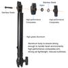 WINDFRD Aluminum Extension(18.3"/46.5cm) Double Socket Arm for 1.5 Inches / C Size / 38mm Ball Accessories, Powerful Clamp, 360 Rotation, Compatible with RAM Mount, iBolt and More view 2