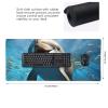 BTCOWZRV Large Mousepad Happy Dolphin Gaming Mousepad 16 X 35.5 in Waterproof Keyboard Mousepad Mat Laptop Desk Mat with Stitched Edges Non-Slip Desk Writing Pad for Office Home, Black view 2