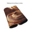 BTCOWZRV Large Mousepad Danish Bread Gaming Mousepad 16 X 35.5 in Waterproof Keyboard Mousepad Mat Laptop Desk Mat with Stitched Edges Non-Slip Desk Writing Pad for Office Home, Black view 4