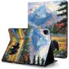 Dolrlasin Black Bear Forest Field Case for iPad Pro 11 Inch Case 2020(2nd Gen) with Pencil Holder, Smart iPad Case Support Touch ID and Auto Wake/Sleep view 2