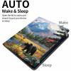 Dolrlasin Black Bear Forest Field Case for iPad Pro 11 Inch Case 2020(2nd Gen) with Pencil Holder, Smart iPad Case Support Touch ID and Auto Wake/Sleep view 3