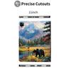 Dolrlasin Black Bear Forest Field Case for iPad Pro 11 Inch Case 2020(2nd Gen) with Pencil Holder, Smart iPad Case Support Touch ID and Auto Wake/Sleep view 4