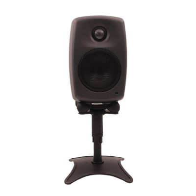 FEELIN Speaker Stand Audio Bracket Speaker Desktop Bracket Can Lift Metal Tripod Base Shock Absorption Media Stand Audio-Video Shelving (Color : B)