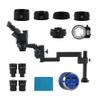 JOEBO Microscope Kit Simul Focal Trinocular 3.5X-180X Zoom Stereo Microscope Folding Stand Optional 48MP 55MP 4K 2K HDMI USB Soldering Video Camera Microscope Lens Adapters (Color : 12MP 4K HDMI USB) view 1