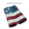 BTCOWZRV Large Mousepad Cartoon Striped Flag Gaming Mousepad 16 X 35.5 in Waterproof Keyboard Mousepad Mat Laptop Desk Mat with Stitched Edges Non-Slip Desk Writing Pad for Office Home, Black view 4