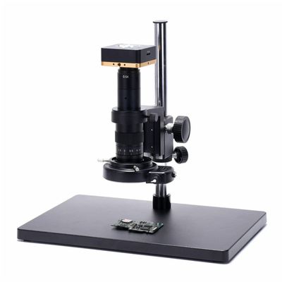 JOEBO Microscope Kit 150X Lens 34MP 2K 1080P 60FPS USB Digital Industrial Microscope Camera Microscope Lens Adapters (Color : Camera kit)