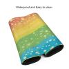 BTCOWZRV Large Mousepad Dream Rainbow Gaming Mousepad 16 X 35.5 in Waterproof Keyboard Mousepad Mat Laptop Desk Mat with Stitched Edges Non-Slip Desk Writing Pad for Office Home, Black view 4