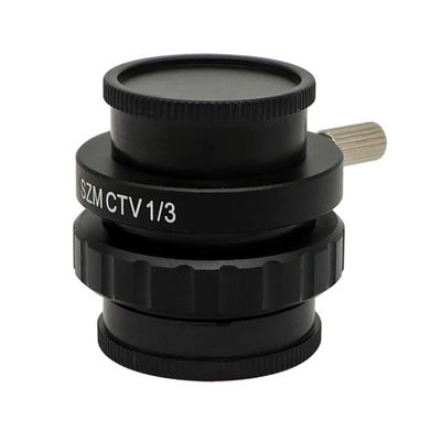 Joebo Microscope Kit Microscope C Mount Adapter 0.5X 0.35X SZMC TV1/2 TV1/3 CTV Camera Adapter Lens for Microscopio Accessories Microscope Lens Adapters (Color : SZMC TV13)