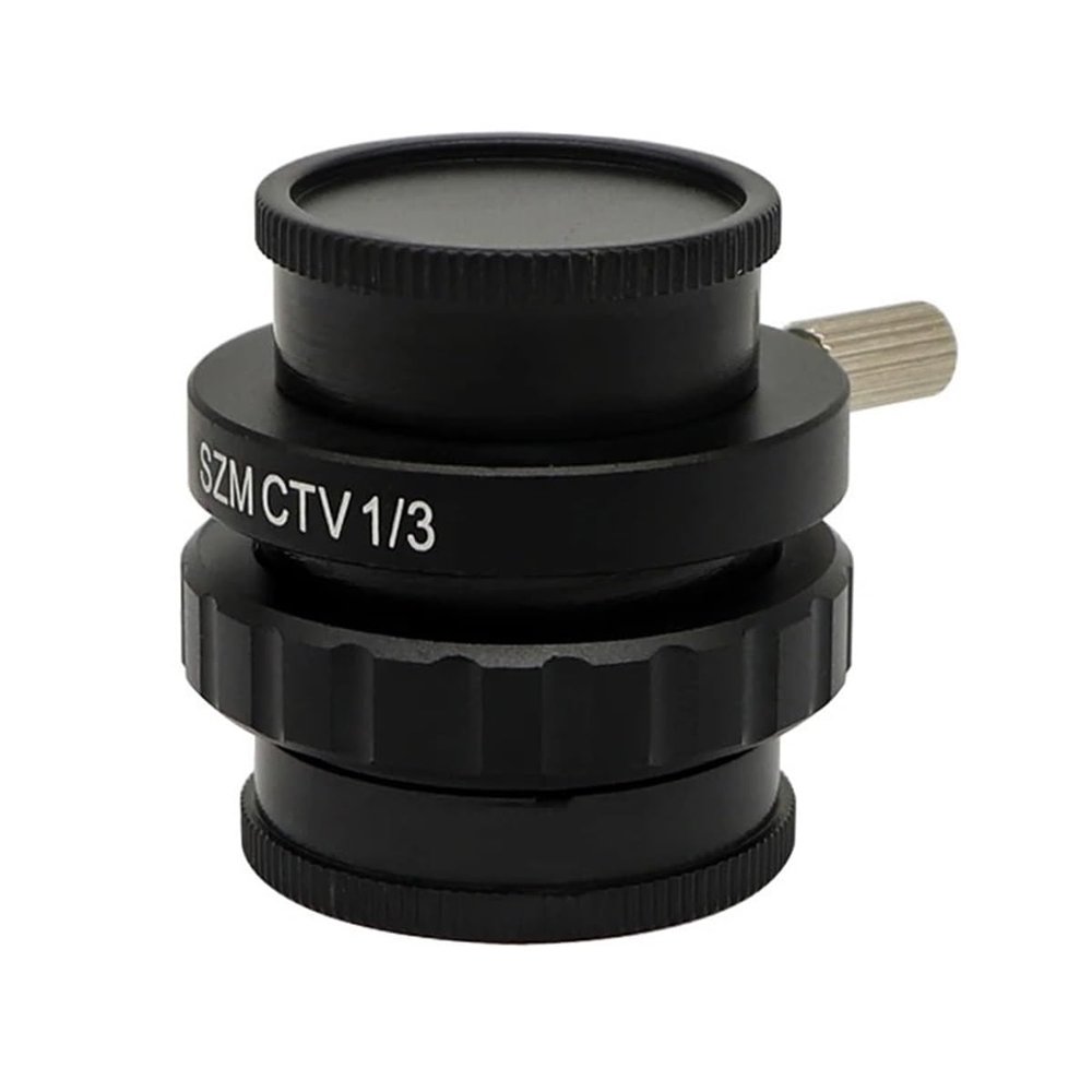 Joebo Microscope Kit Microscope C Mount Adapter 0.5X 0.35X SZMC TV1/2 TV1/3 CTV Camera Adapter Lens for Microscopio Accessories Microscope Lens Adapters (Color : SZMC TV13)