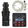 Joebo Microscope Kit 1080P Sensor Industrial Digital Video Microscope Camera Microscope Lens Adapters (Color : 200x Lens with Light) view 1