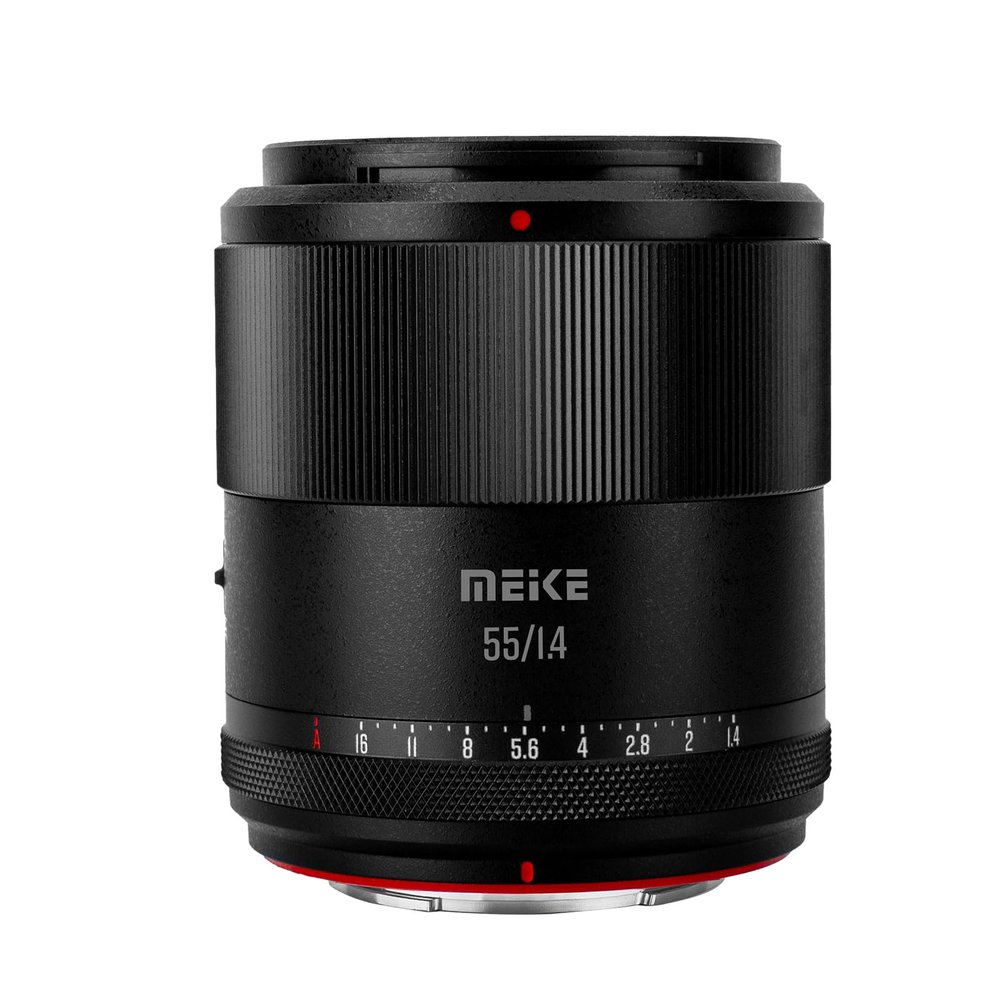 Meike 55mm F1.4 Large Aperture Auto Focus APS-C STM Portrait Prime Fixed Lens Compatible with Sony E Mount Cameras A6400 A6000 A6100 A6300 A6500 A6600 A6700 ZV-E10 ZV-E10 II FX30